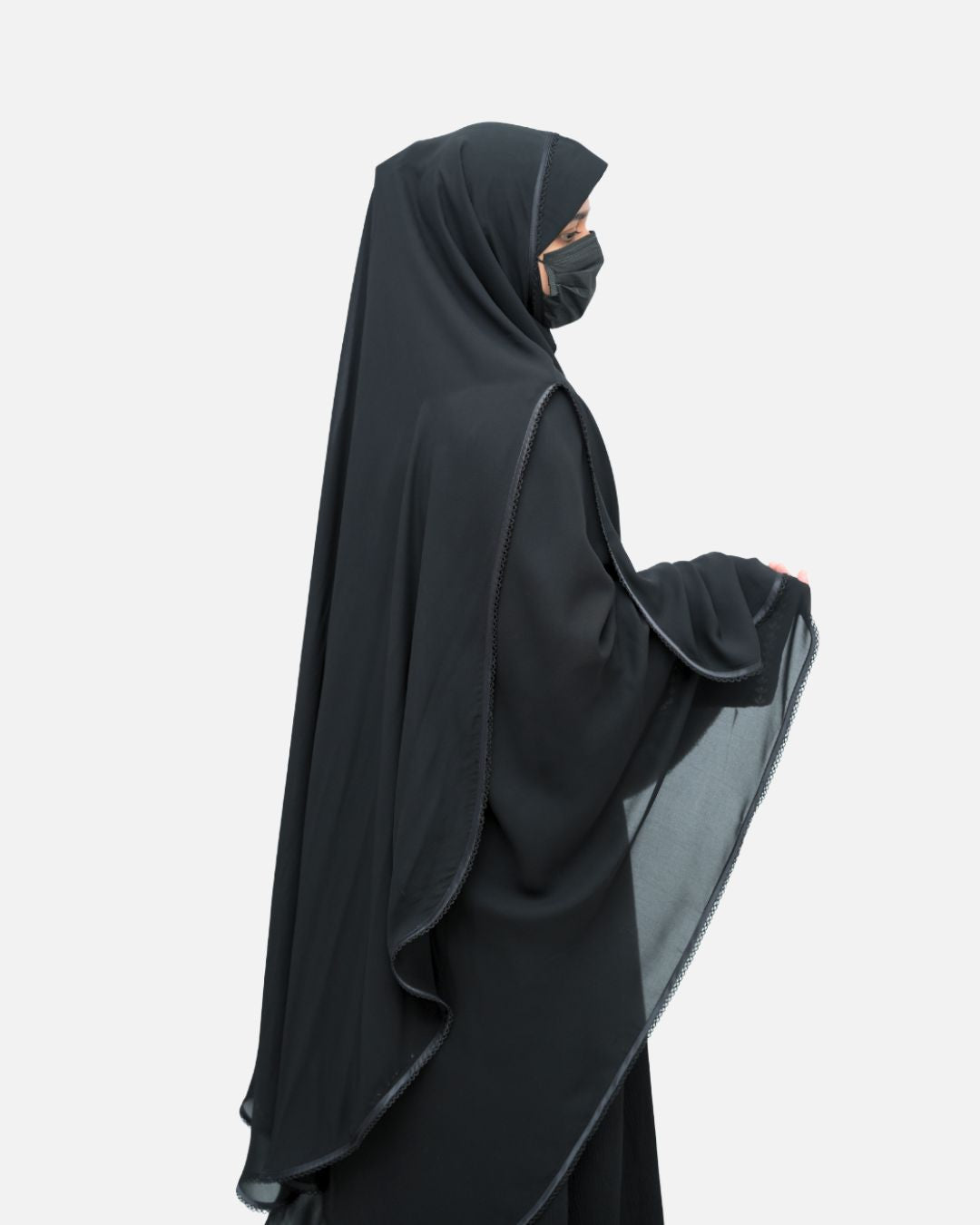 Double Layer Chiffon Khimar