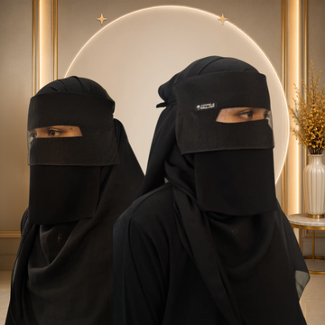 Double Layer Nosepiece Niqab