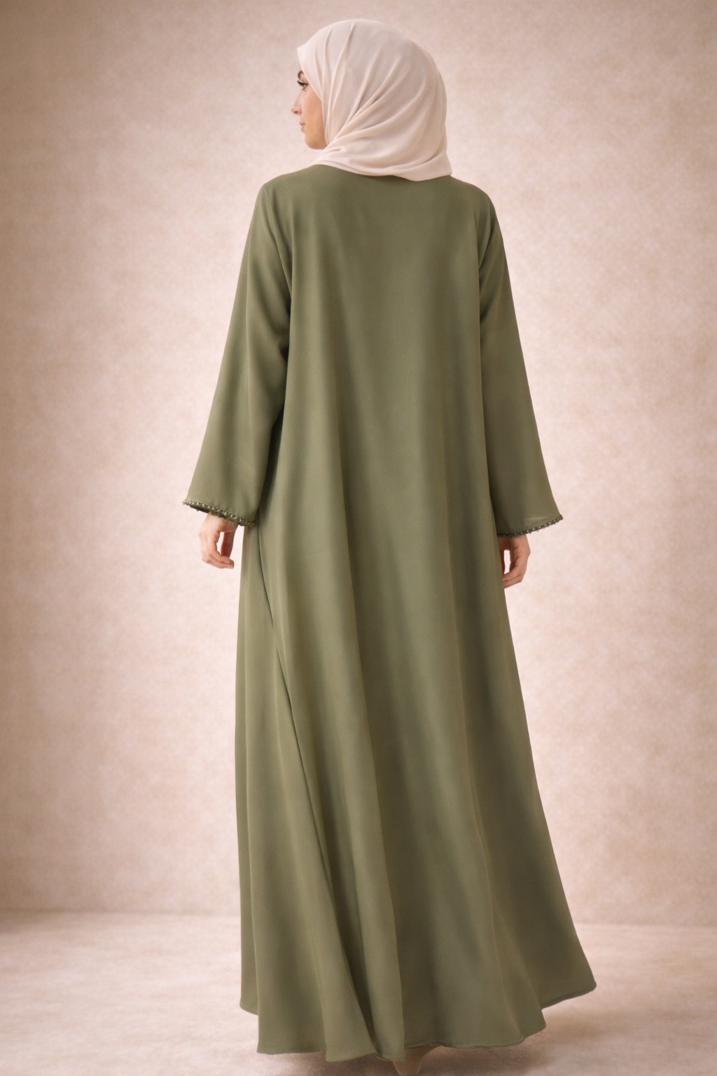 Royal Olive Green Abaya