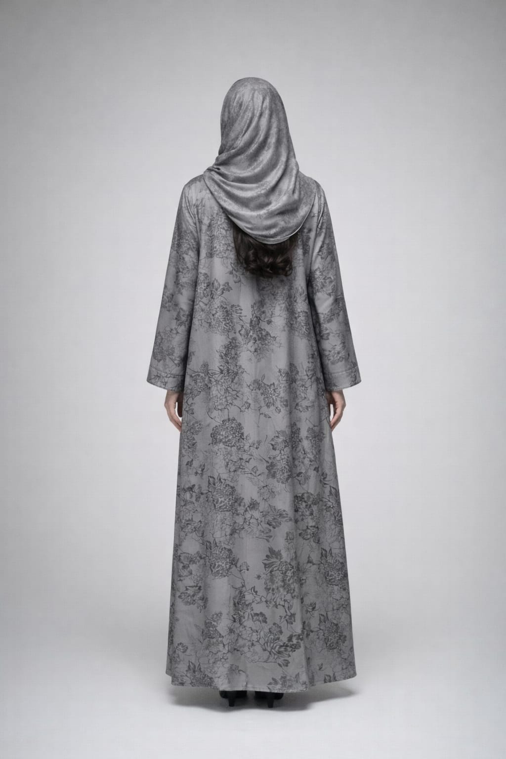 Marble Print Abaya