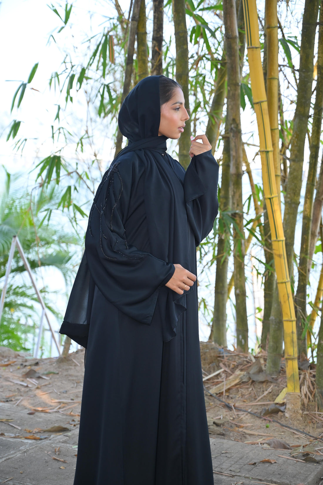 Elegance Office Abaya | Black